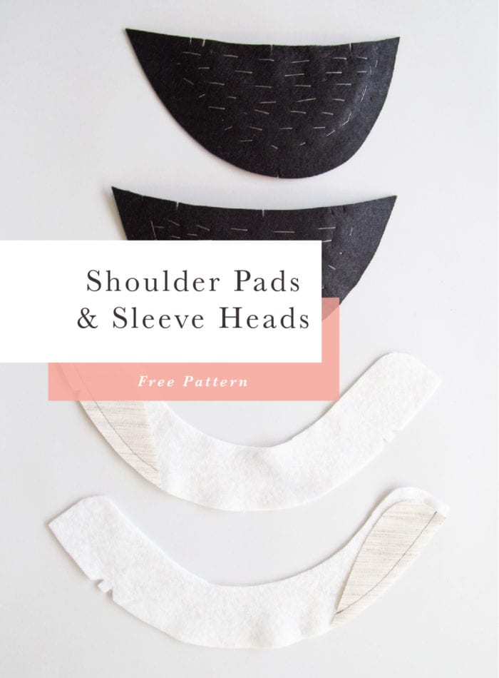 How to make Shoulder Pads and Sleeveheads // Free Pattern // Closet Core Patterns