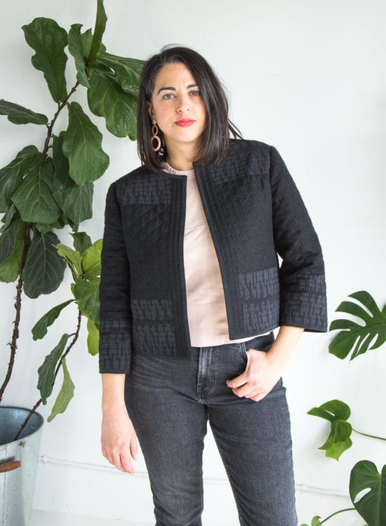 DIY quilted jacket // McCalls 7549 // Handmade by Closet Core Patterns