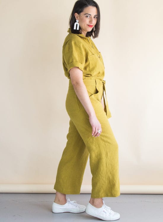 Blanca Flight Suite Pattern // Boiler Suit sewing pattern // Available from Closet Core Patterns