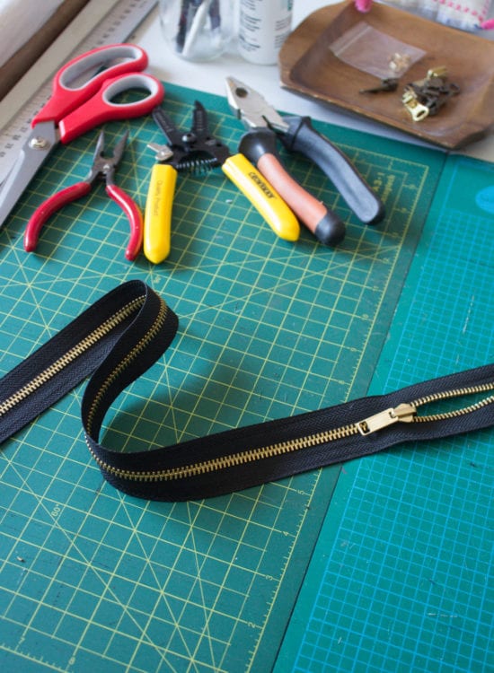 How to make a custom zipper! Tutorial for shortening zippers and making custom zippers from parts // Closet Core Patterns